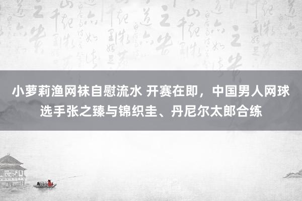 小萝莉渔网袜自慰流水 开赛在即，中国男人网球选手张之臻与锦织圭、丹尼尔太郎合练