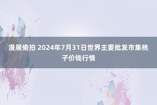 漫展偷拍 2024年7月31日世界主要批发市集桃子价钱行情