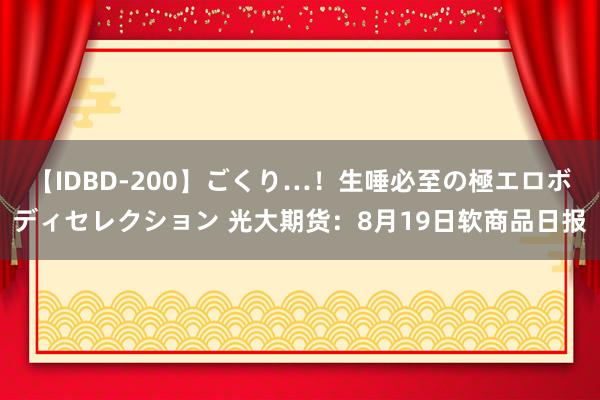 【IDBD-200】ごくり…！生唾必至の極エロボディセレクション 光大期货：8月19日软商品日报