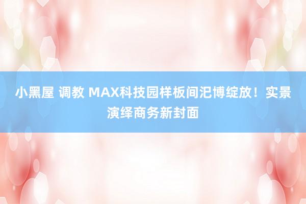 小黑屋 调教 MAX科技园样板间汜博绽放！实景演绎商务新封面